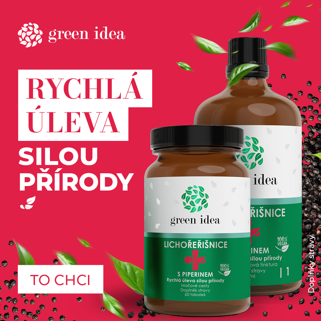 Lichořeřišnice+ s piperinem na močové cesty a imunitu. Extra síla a vysoká vstřebatelnost.