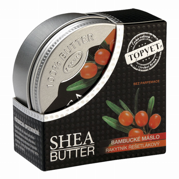 Green idea Bambucké máslo (shea butter) s rakytníkem 100 ml