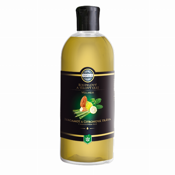 Bergamot a citronová tráva v mandlovém oleji 500 ml