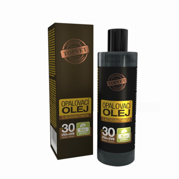 Opalovací olej s astaxanthinem SPF 30