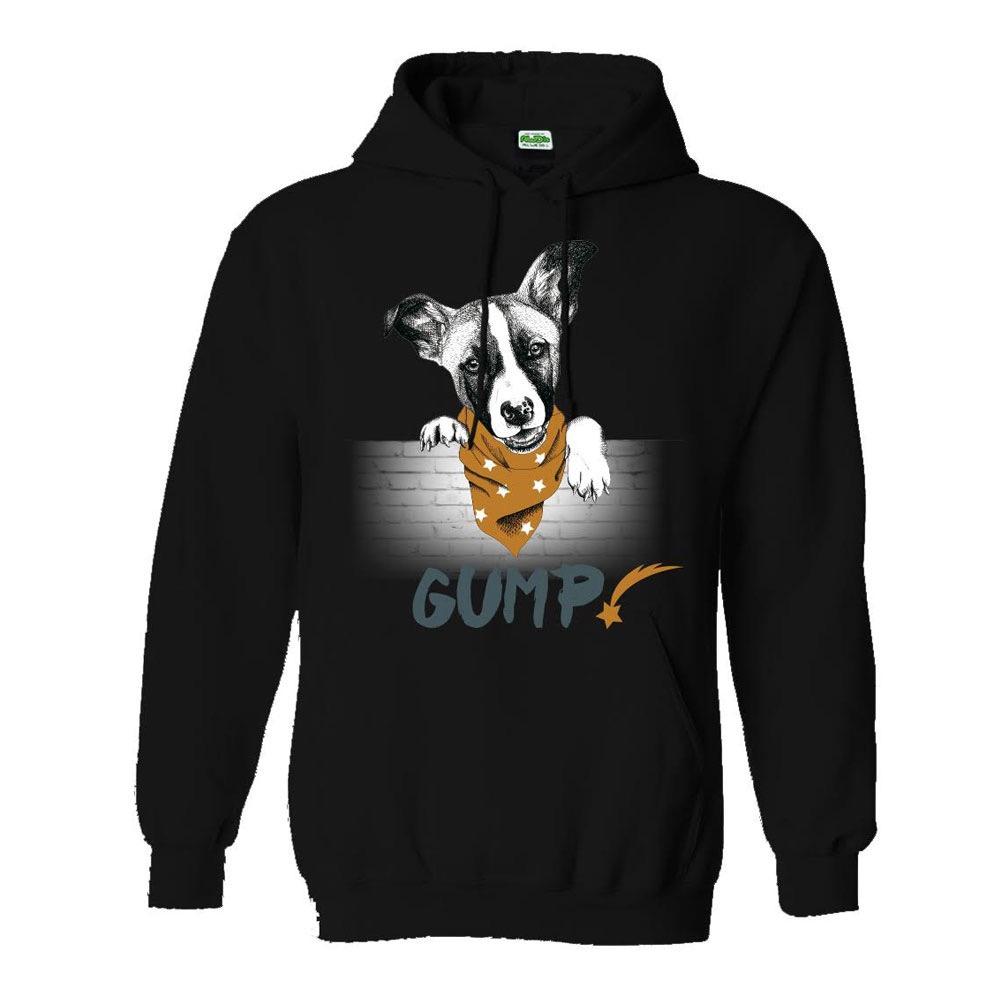 Green idea GUMP - Mikina černá unisex XL  XL