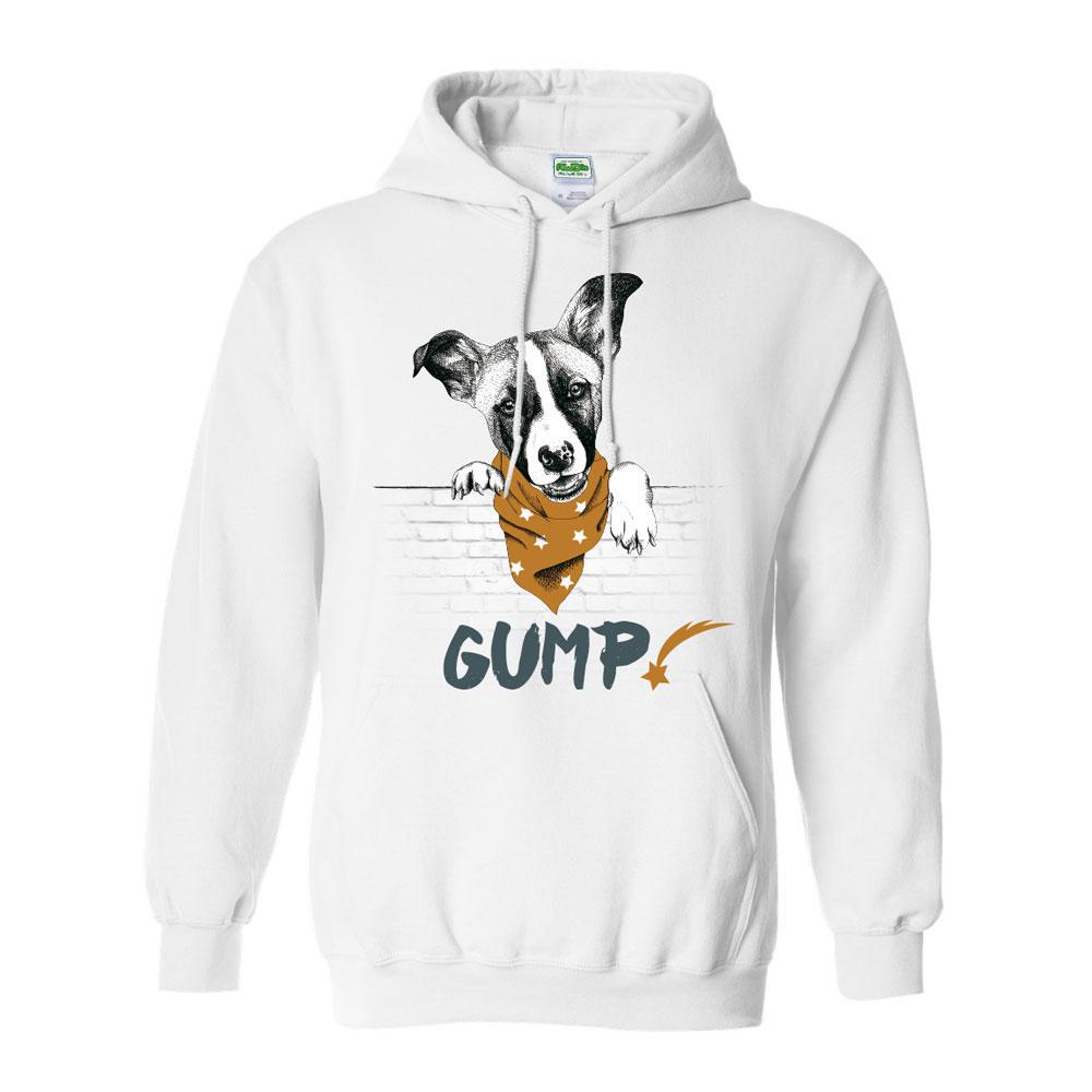 GUMP - Mikina bílá unisex XL