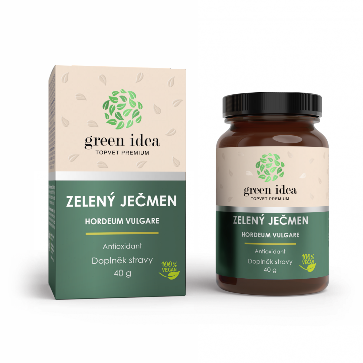 GREEN IDEA Zelený ječmen sypaný 40 g