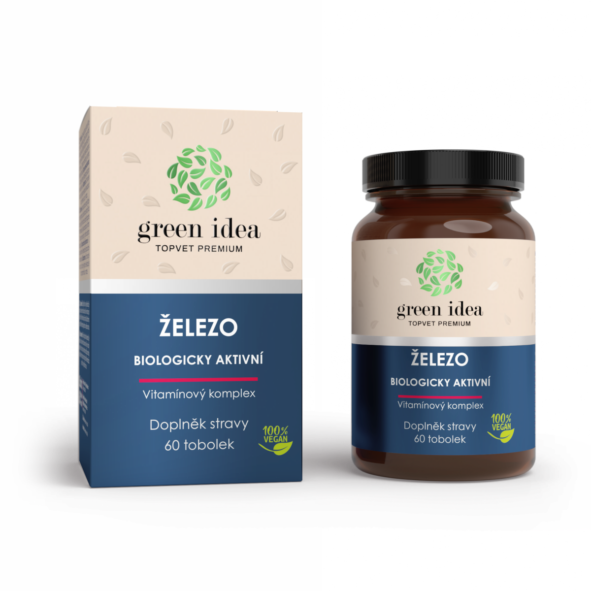 Železo - vitamínový komplex - tobolky