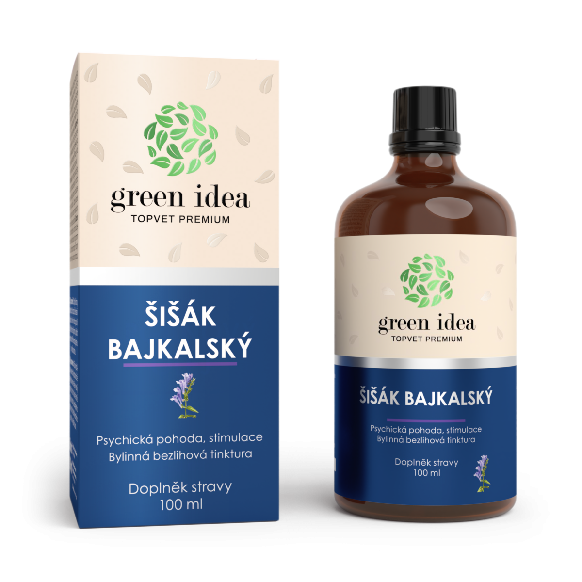 GREEN IDEA Šišák - bezlihová tinktura 100 ml