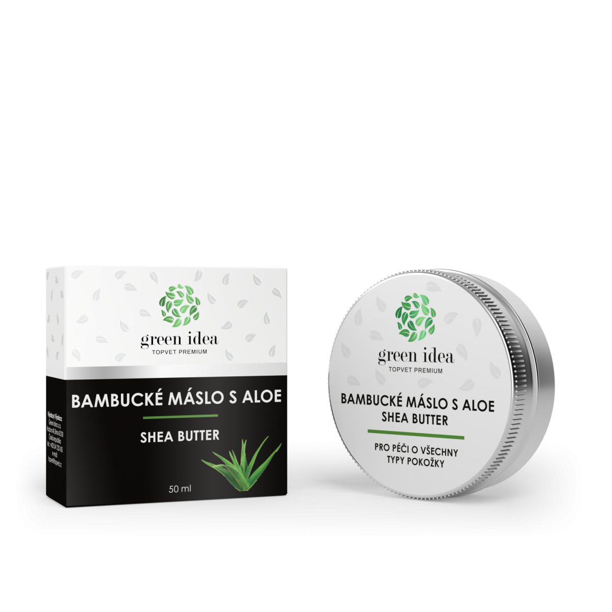 GREEN IDEA Bambucké máslo s aloe 50 ml