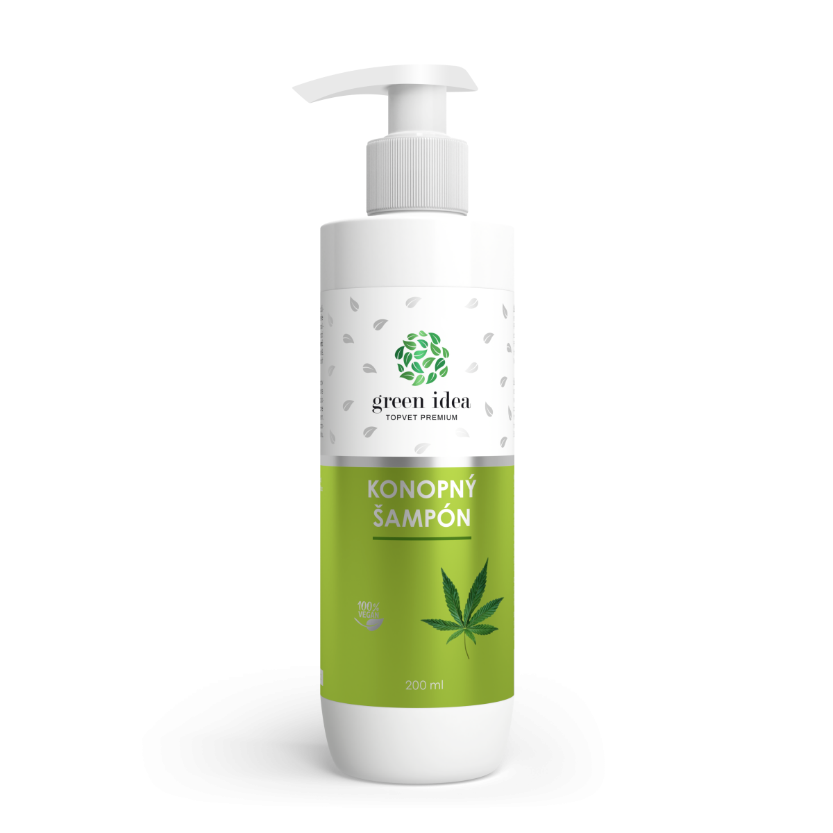 GREEN IDEA Konopný šampon 200 ml