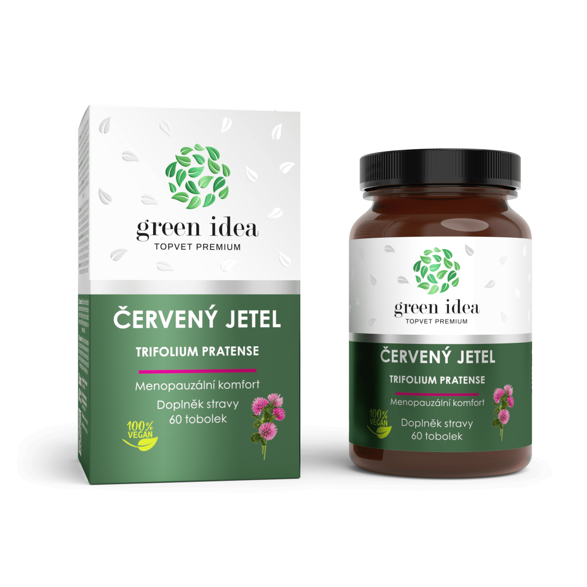 Červený jetel - tobolky