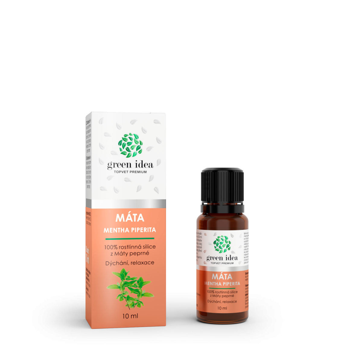 GREEN IDEA Máta - 100% silice 10 ml