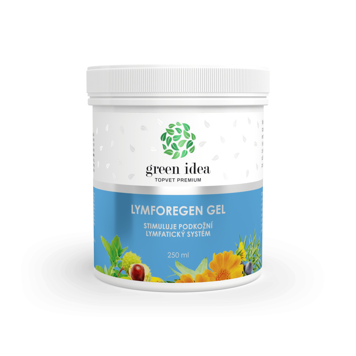 GREEN IDEA Lymforegen masážní gel 250 ml