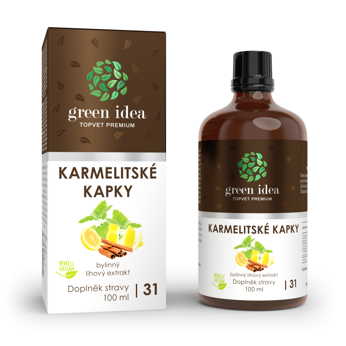 GREEN IDEA Karmelitské kapky 100 ml