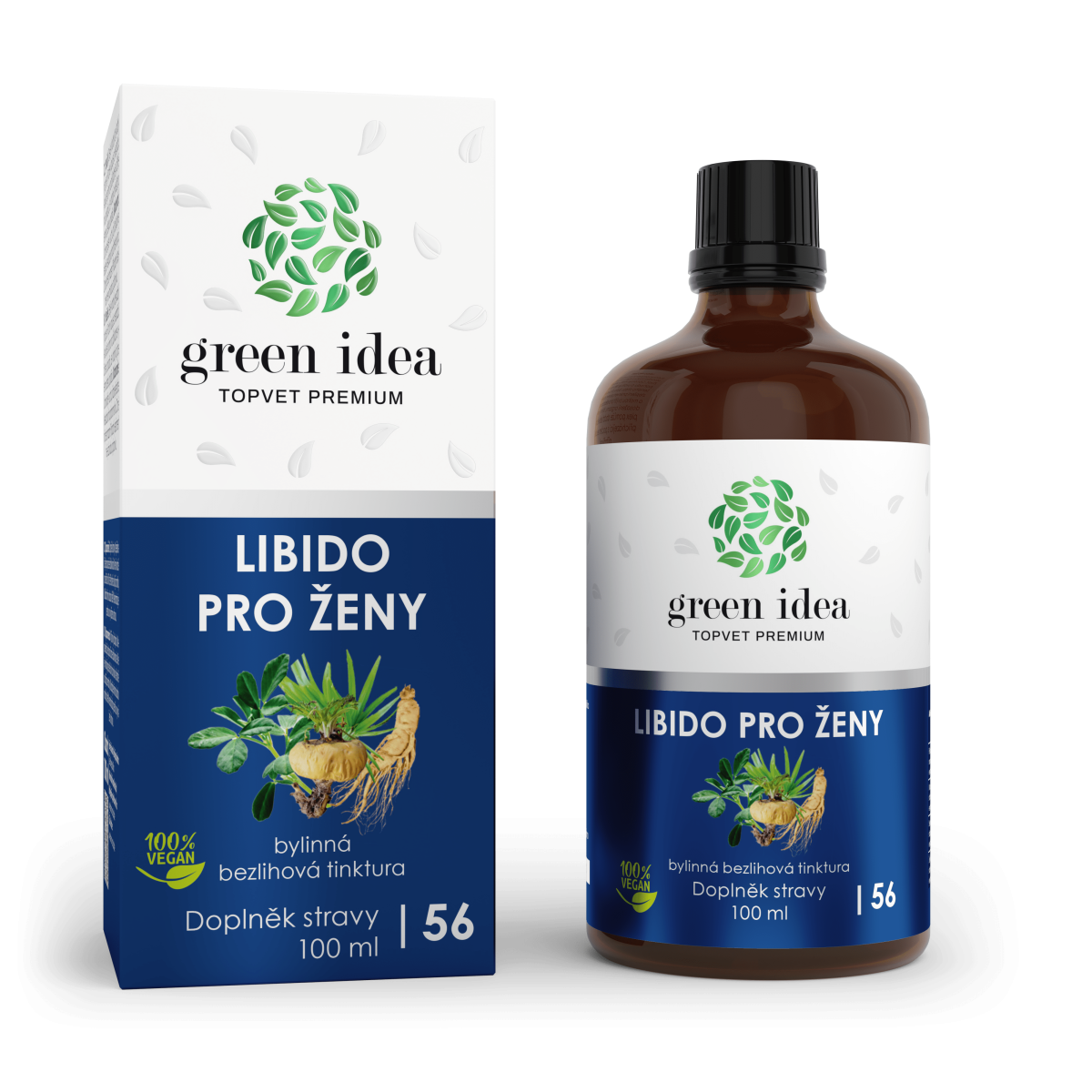 GREEN IDEA Libido pro ženy - bezlihová tinktura 100 ml