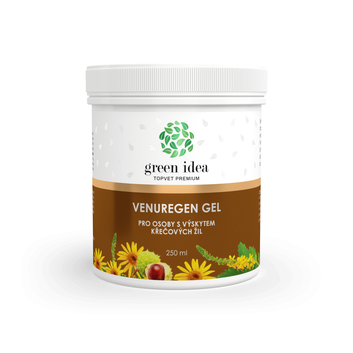 GREEN IDEA Venuregen masážní gel 250 ml