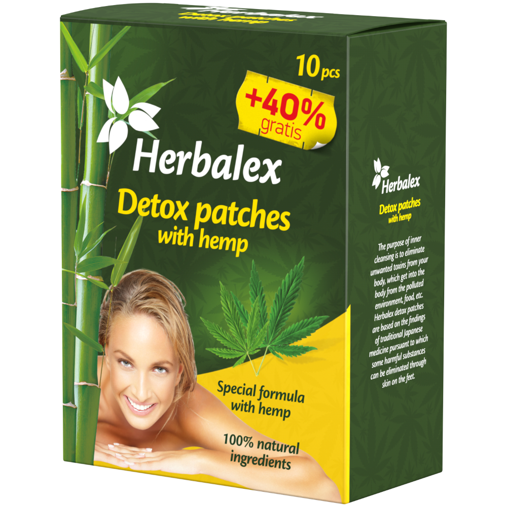 Herbalex – Detoxikační náplasti s konopím