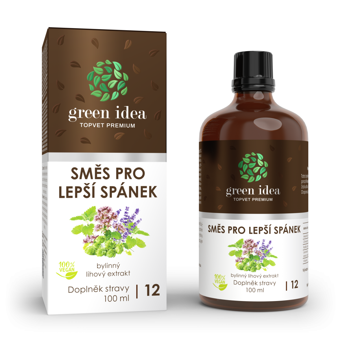 GREEN IDEA Medea - Směs pro lepší spánek - kapky 100 ml