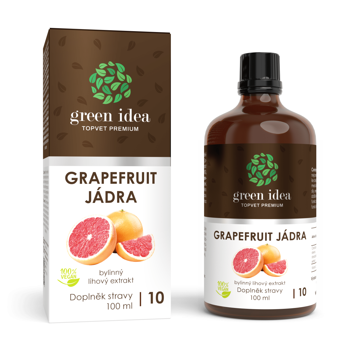 GREEN IDEA Grapefruit jádra 100 ml