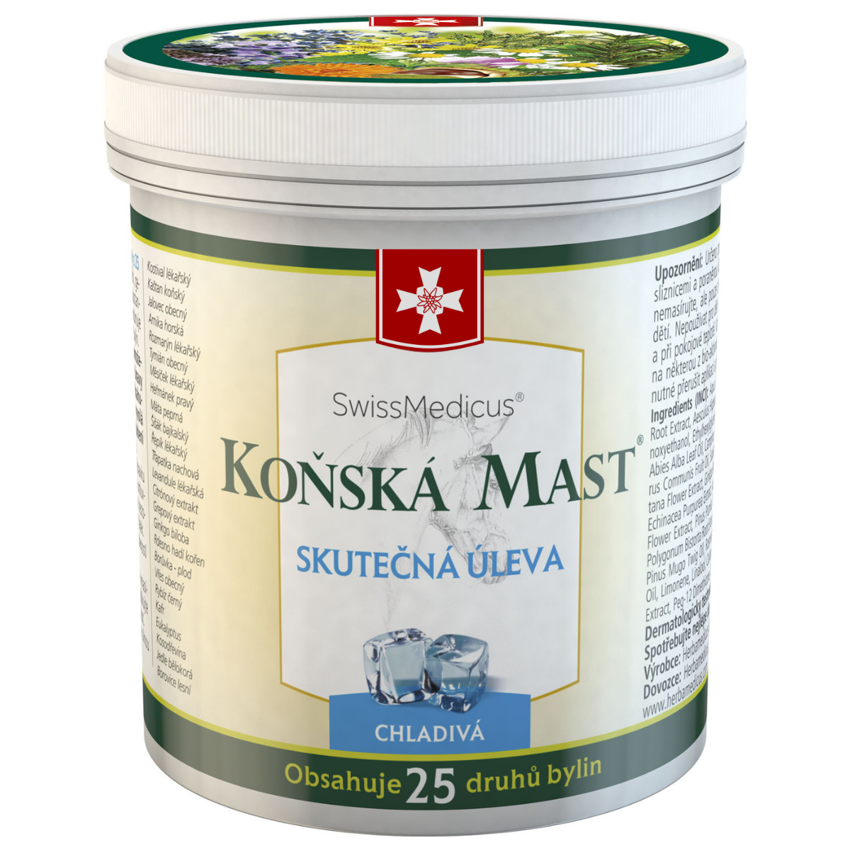 Herbamedicus GmbH Koňská mast chladivá 500 ml