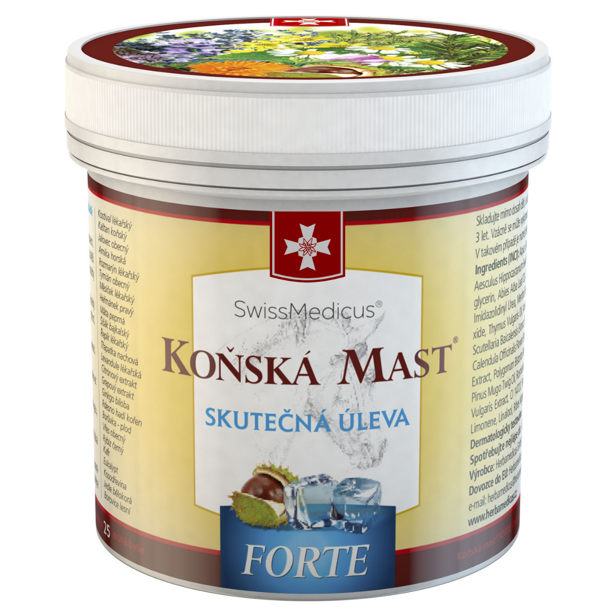 Herbamedicus GmbH Koňská mast forte chladivá 250 ml