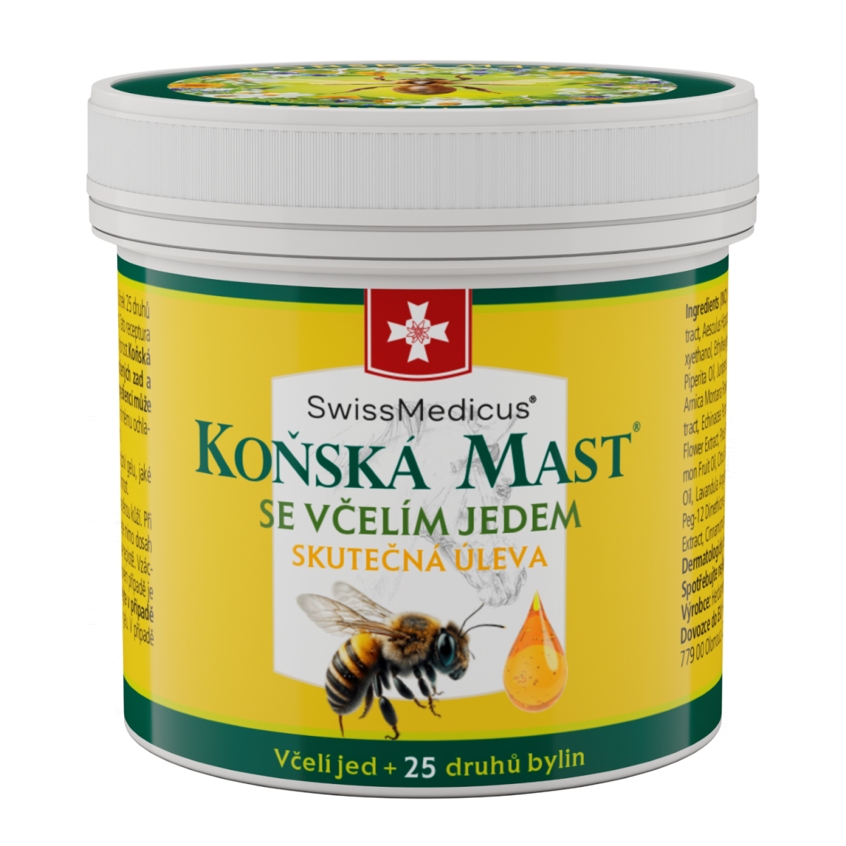 Herbamedicus GmbH Koňská mast se včelím jedem 150 ml