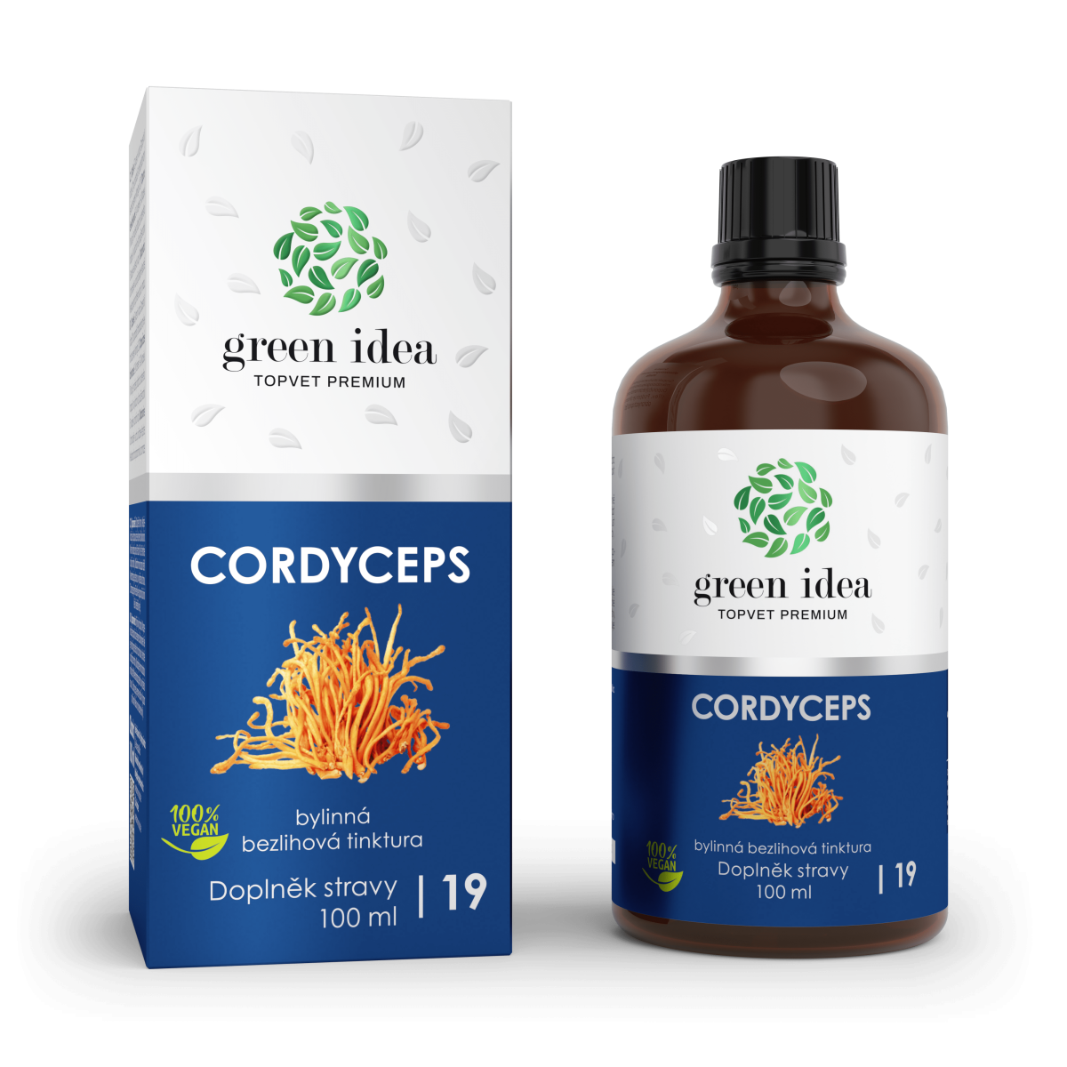 Cordyceps - bezlihová tinktura