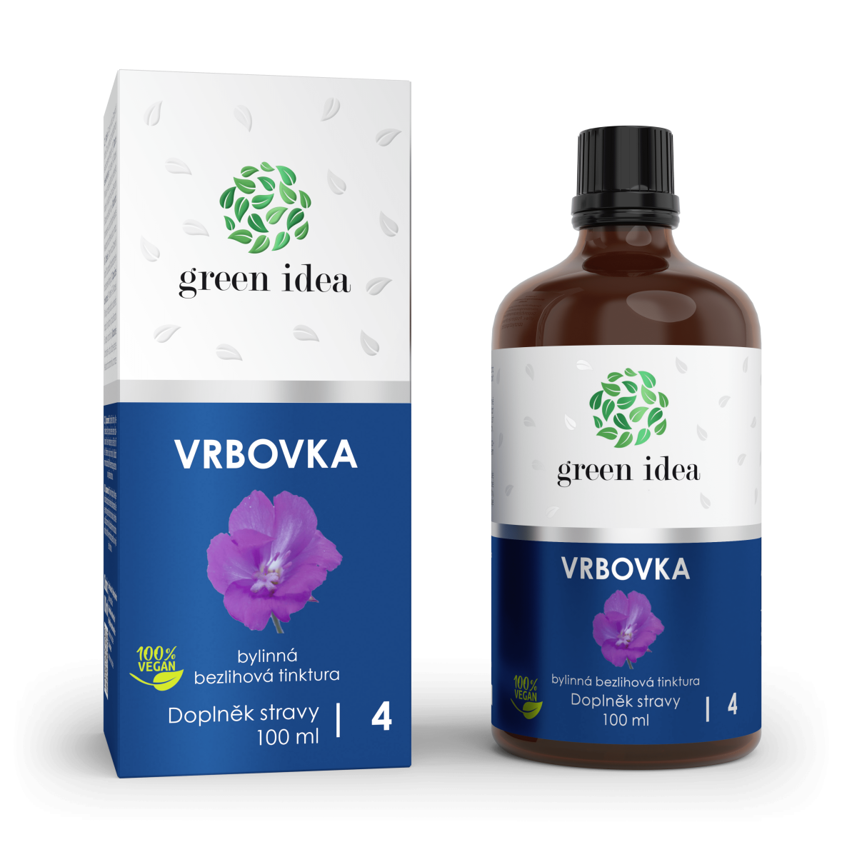 GREEN IDEA Vrbovka - bezlihová tinktura 100 ml