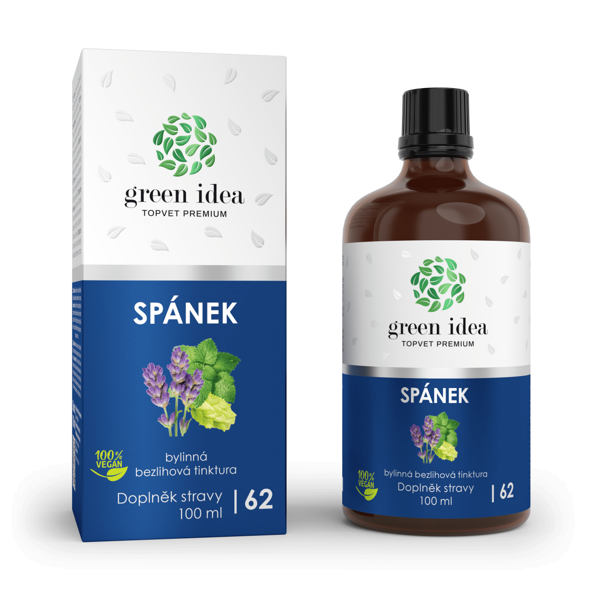 GREEN IDEA Spánek - bezlihová tinktura 100 ml