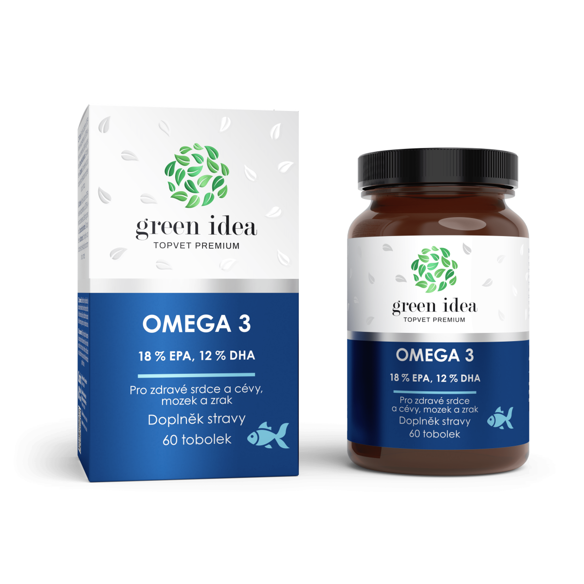 Omega 3 - 18% EPA, 12% DHA - tobolky