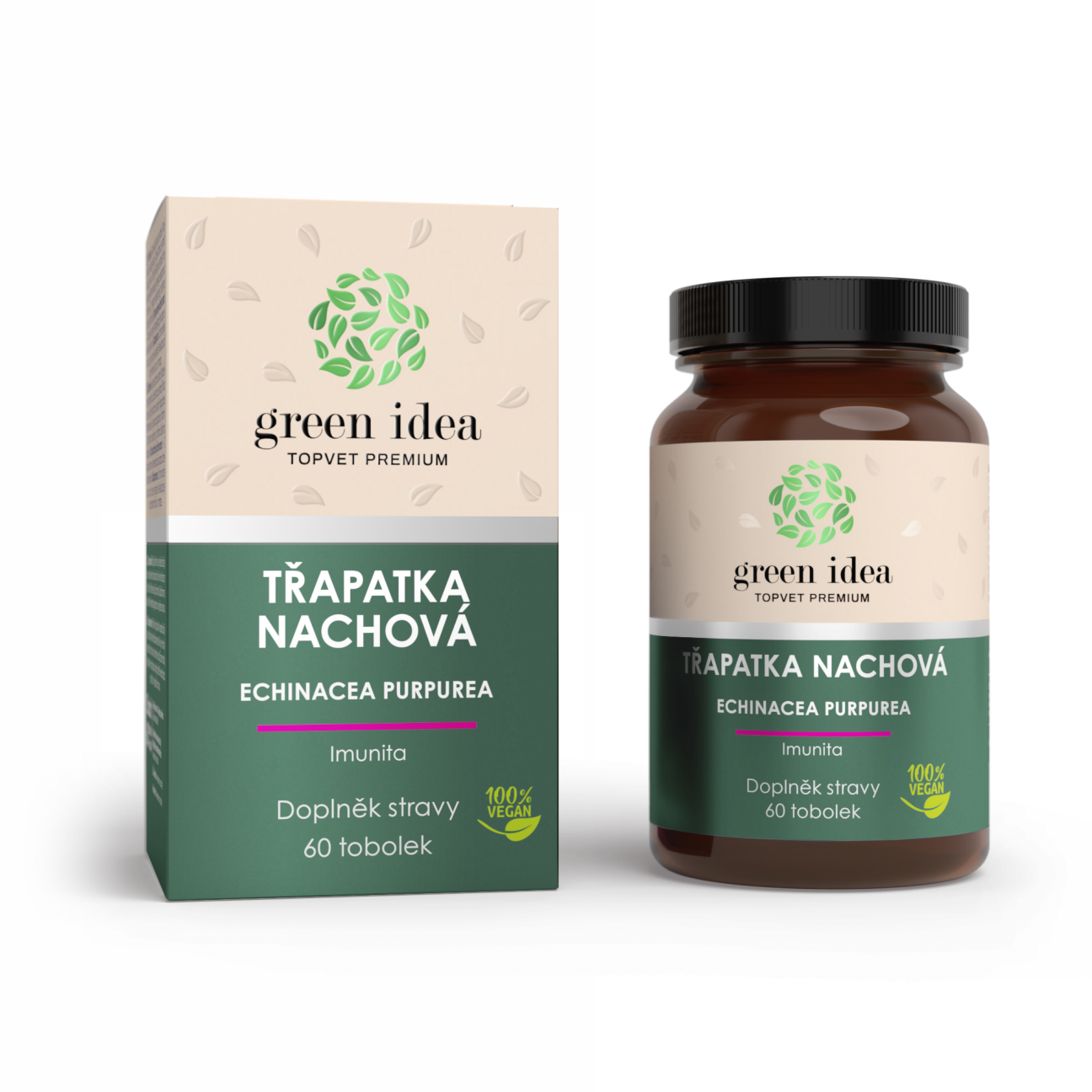Třapatka - Echinacea bylinný extrakt - tobolky