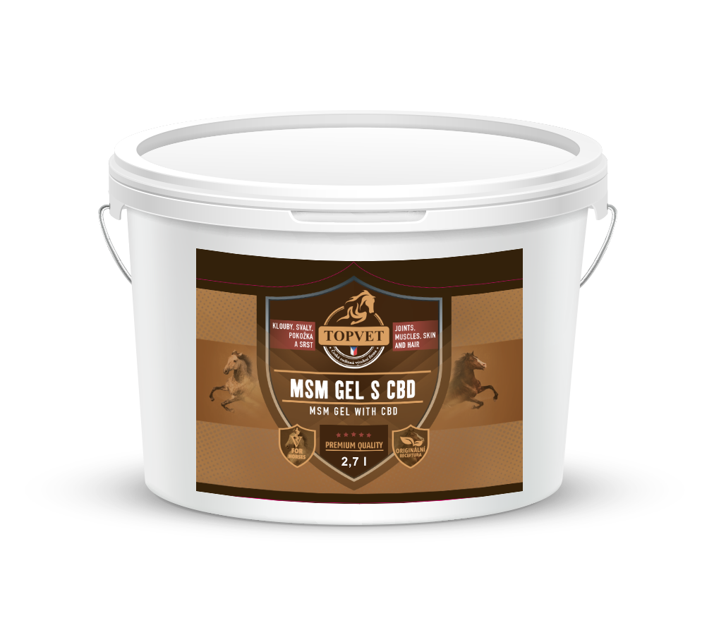 MSM gel s CBD 2,7 l