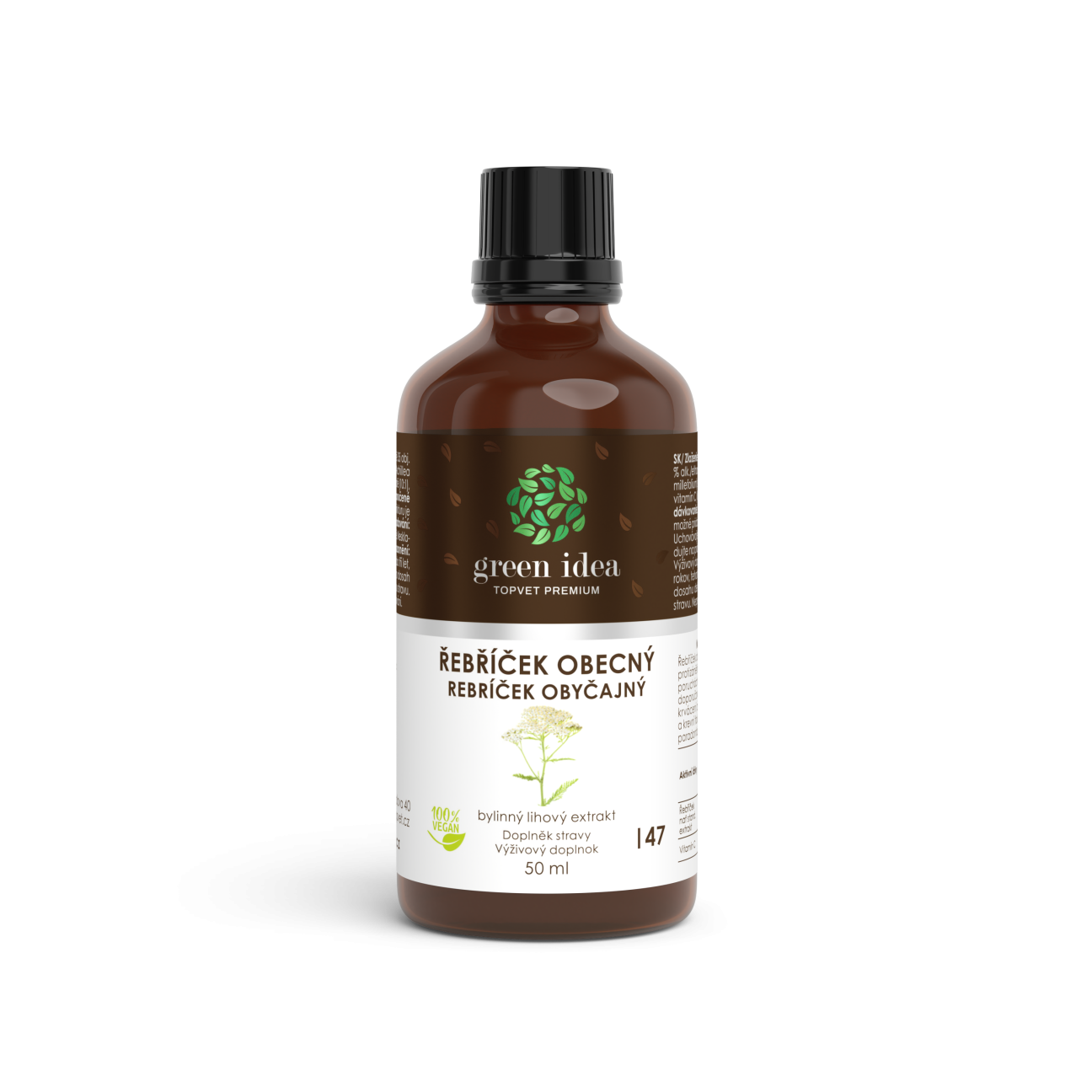 Green idea Řebříček obecný tinktura - kapky 50 ml