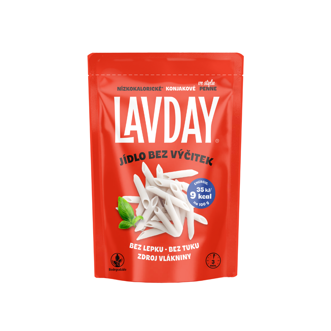 LAVDAY Nízkokalorické konjakové penne