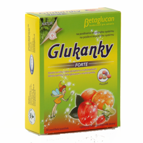 Glukanky forte - dětské pastilky