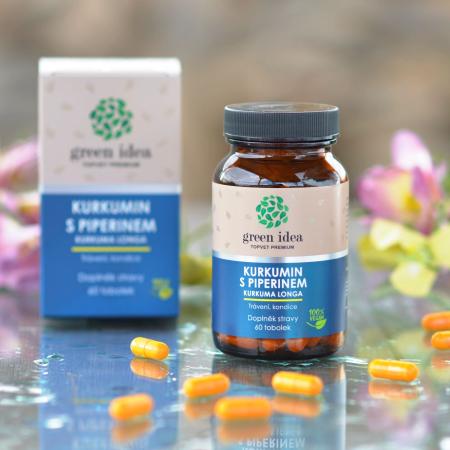 Kurkumin s piperinem bylinný extrakt  - tobolky